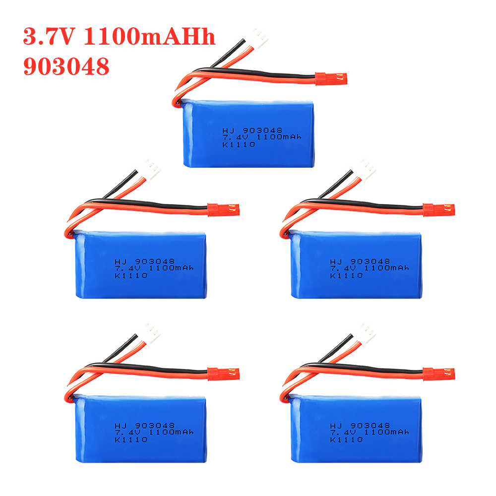 Lipo Battery Charger - 1-5 pz 7.4V 1100mah 903048 batteria