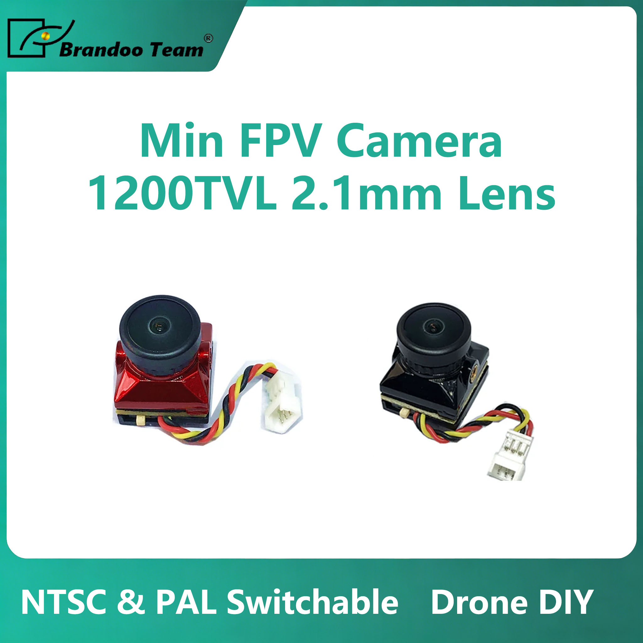 Drone Rc Team - Mini Telecamera FPV Commutabile NTSC &