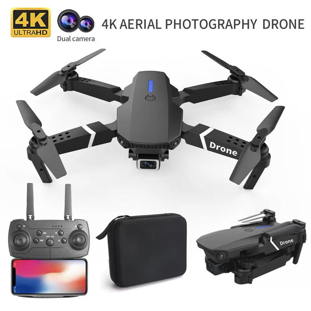 Rc Drone E88 - Drone professionale E88 4k telecamera HD