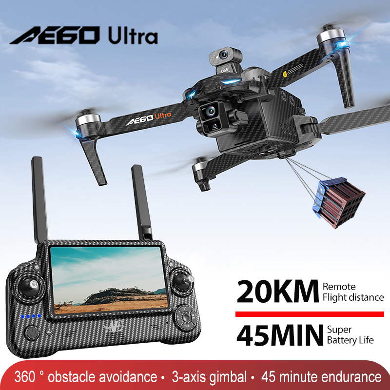 Drone Rc With Screen - AE60 GPS Drone Professionale 8K Fotocamera