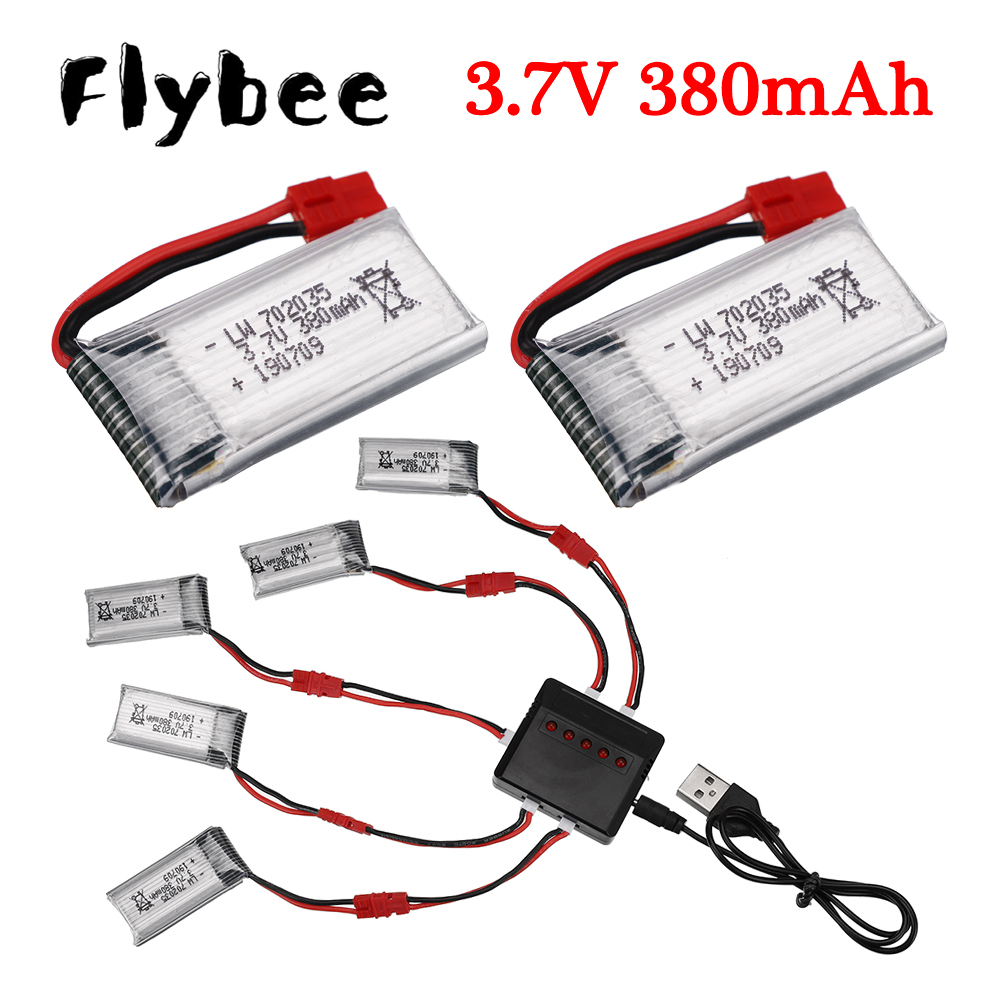Lipo Battery Charger - Batteria Lipo 3.7V 380mAh con caricabatterie