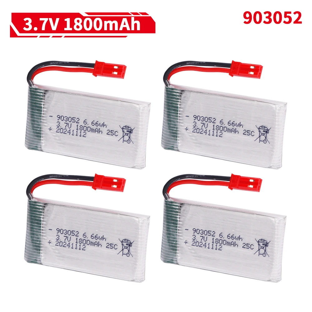 Lipo Battery Charger - 3.7V 1800mAh 903052 Batteria lipo Spina