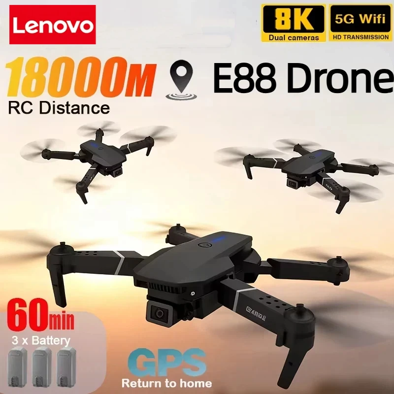 Rc Drone E88 - Lenovo Nuovo E88 Pro WIFI FPV