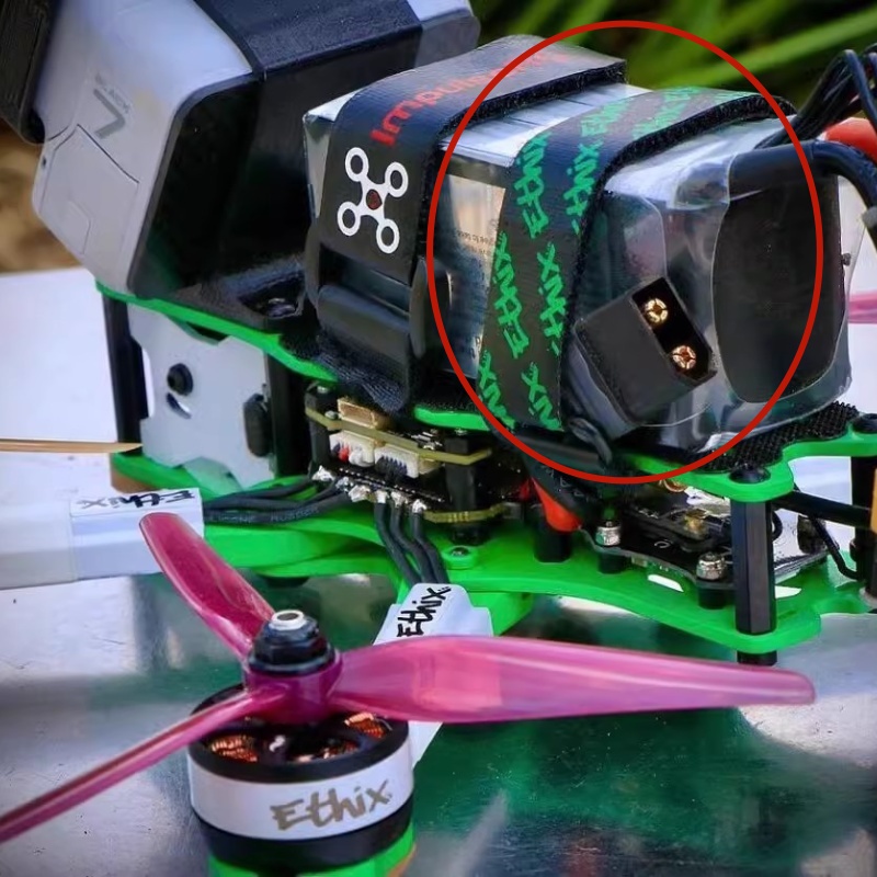 Drone Rc Team - 4 Pezzi Cinghia per Batteria TBS