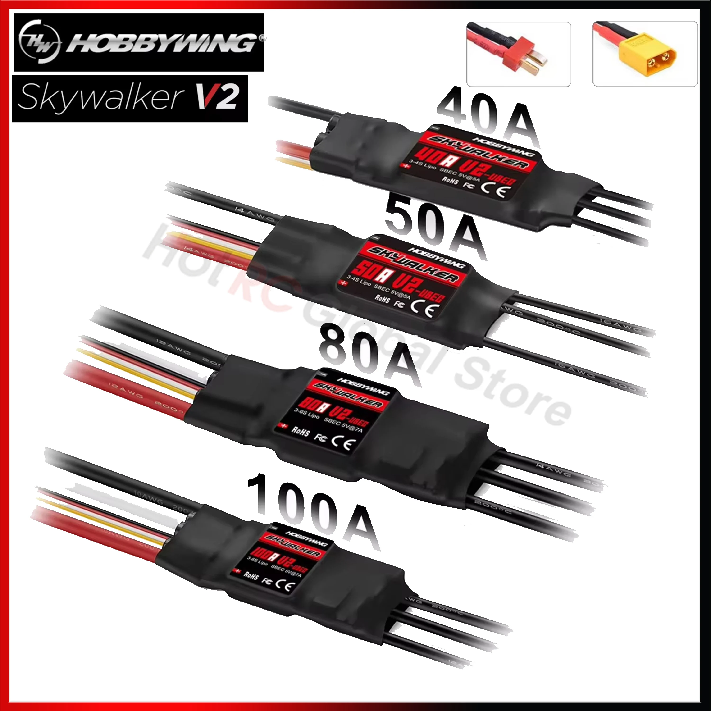 Drone Rc Y Series - HOBBYWING Skywalker V2 Series 40A 50A