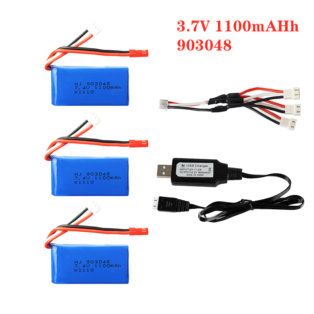 1-5 pz 7.4V 1100mah 903048 bat - Lipo Battery Charger recensione e prezzo