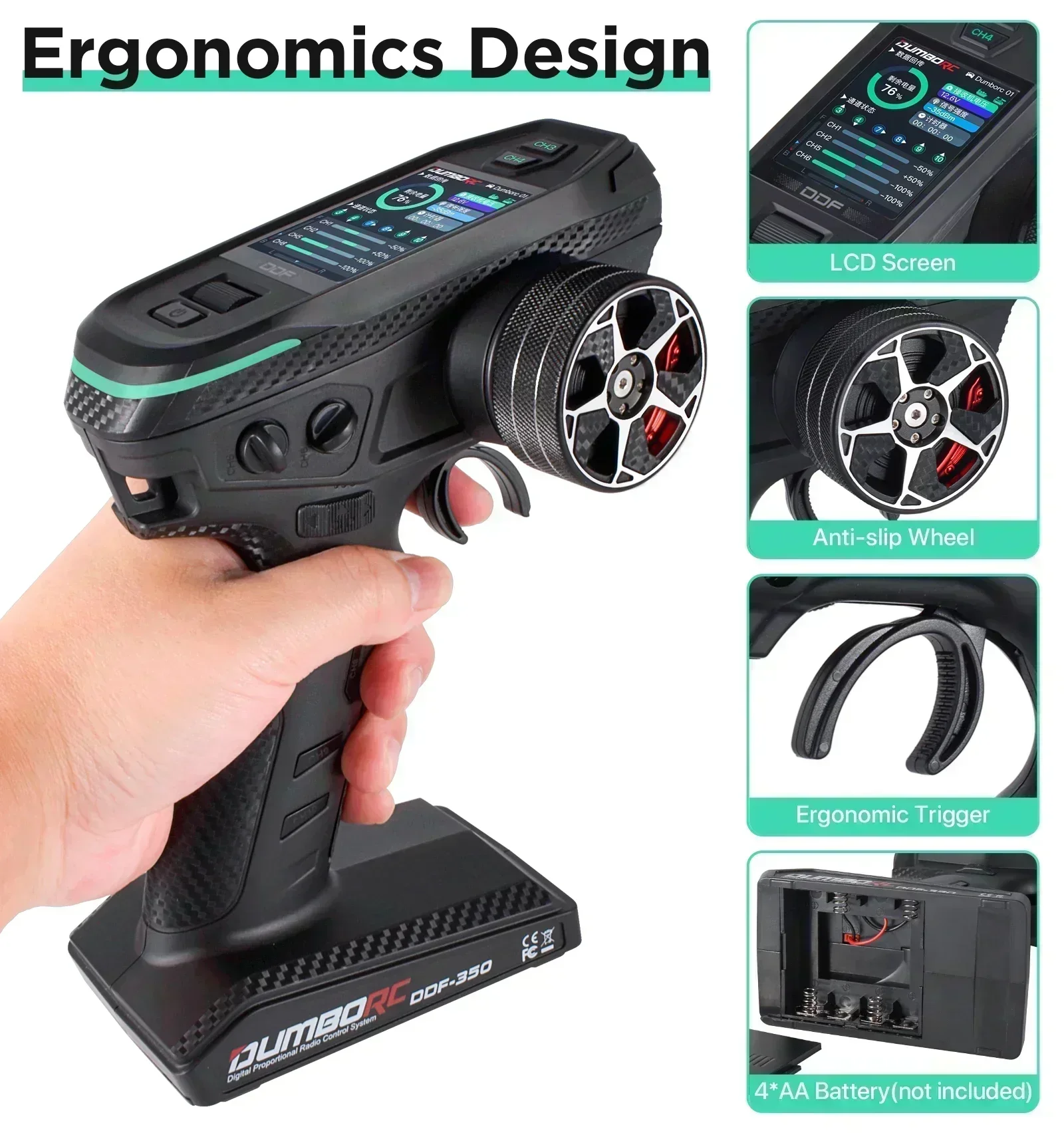 DUMBORC DDF-350 10CH RC Teleco - Joystick Rc Drone recensione e prezzo