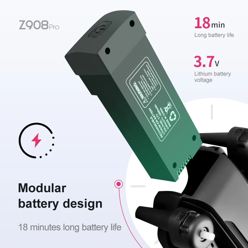 Z908 Pro Max Drone Batteria 3. - Drone Rc Pro recensione e prezzo