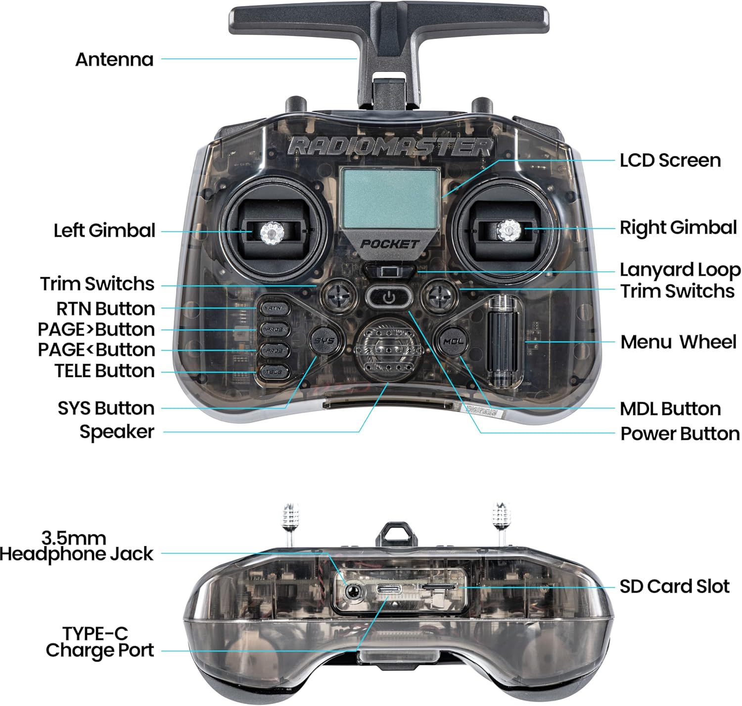 RadioMaster POCKET P16 Radioco - Joystick Rc Drone recensione e prezzo