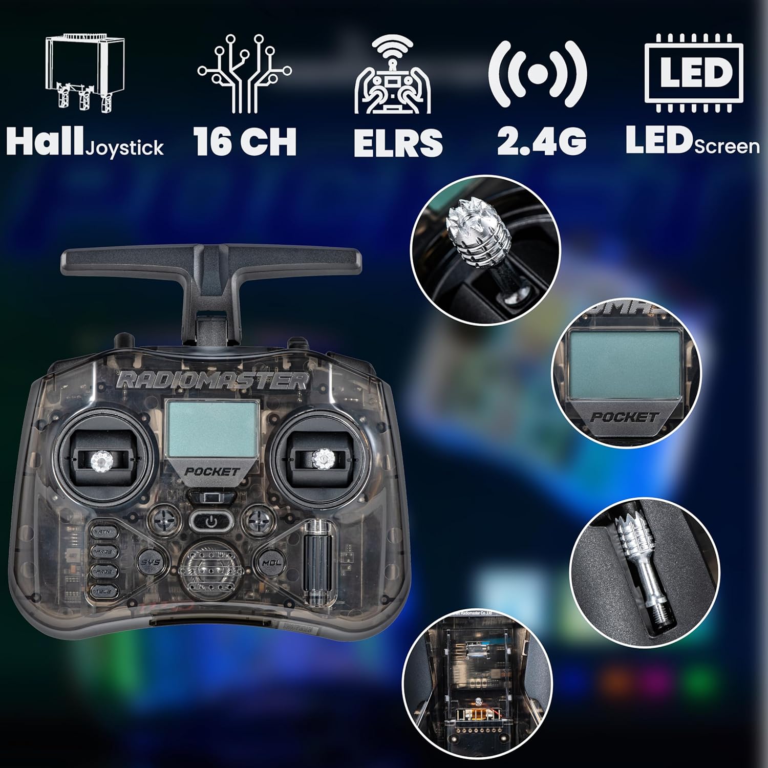 RadioMaster POCKET P16 Radioco - Joystick Rc Drone recensione e prezzo