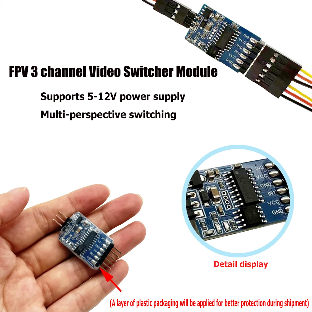 Modulo Switcher Video a 3 Cana - Rc Motor Drone recensione e prezzo