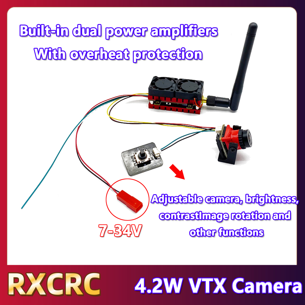 RXCRC 5.8G 48CH 4.2W Trasmetti - Analog Fpv Transmitter recensione e prezzo