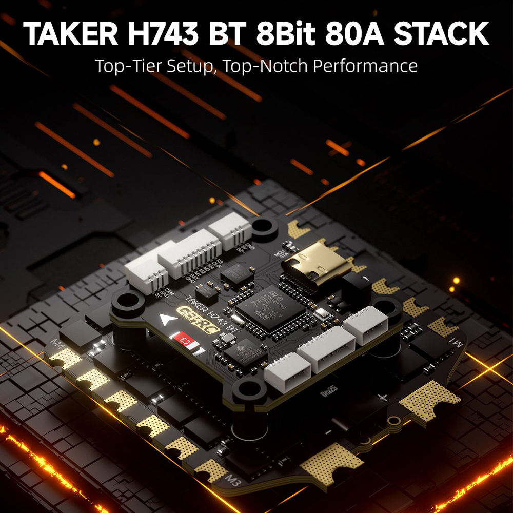 GEPRC TAKER H743 BT 8Bit 80A S - Analog Fpv Transmitter recensione e prezzo