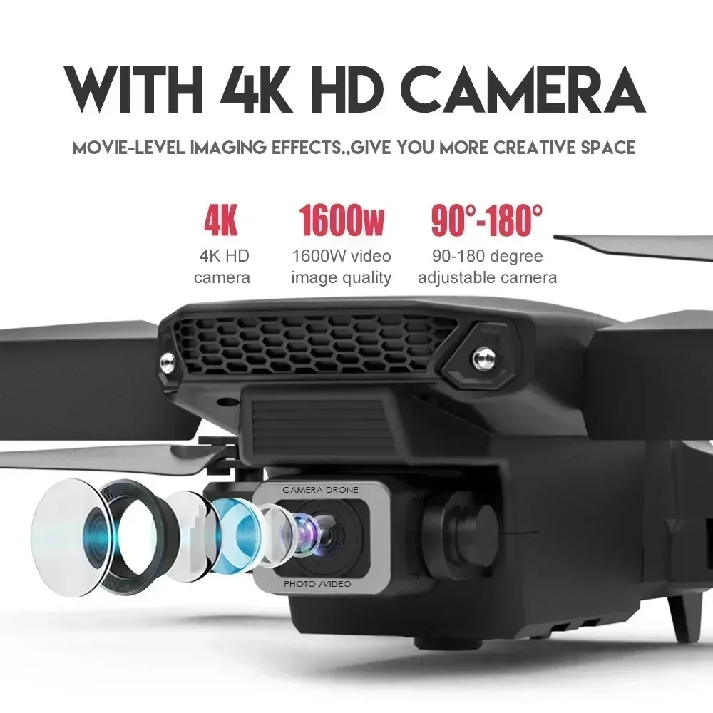 E88 Pro WIFI FPV Drone grandan - Rc Drone E88 recensione e prezzo