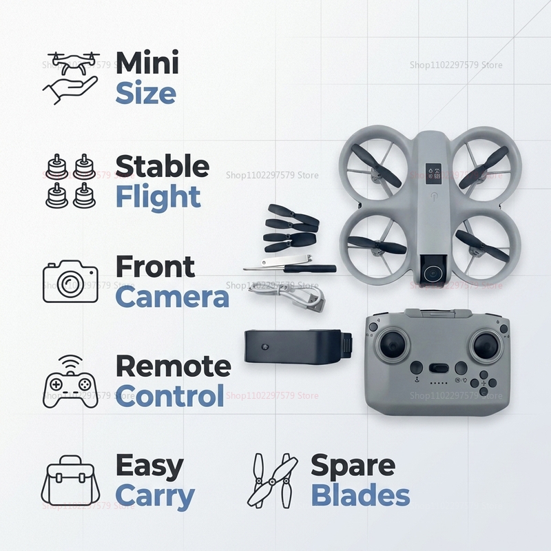 Mini Drone con Telecamera HD 8 - Drone Rc Foldable recensione e prezzo