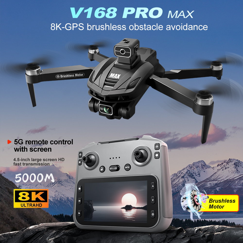V168 PRO Max GPS Drone 8K Prof - Drone Rc Harness recensione e prezzo