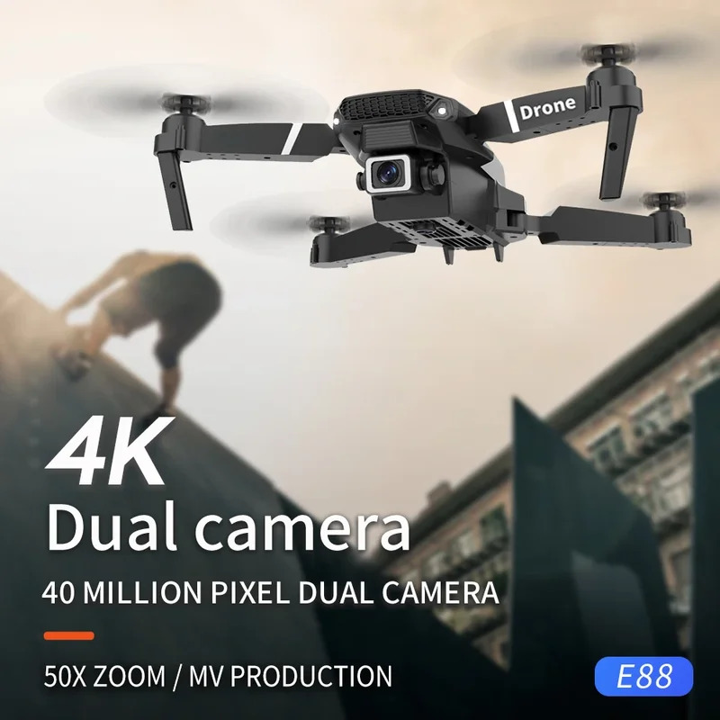 Il drone pieghevole intelligen - Rc Drone E88 recensione e prezzo