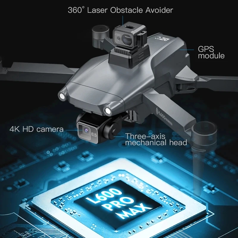 L600 PRO MAX GPS Drone Profess - Drone Rc Harness recensione e prezzo