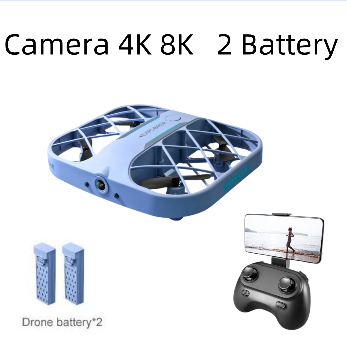 Drone RC JJRC H107 FPV con 2 B - Drone Rc Harness recensione e prezzo
